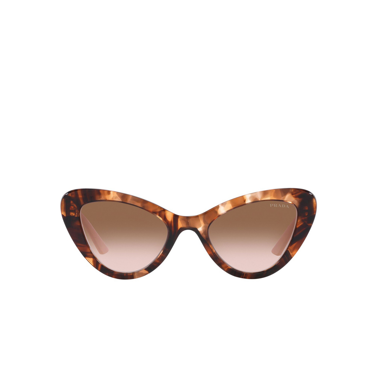 Prada® Cat-eye Sunglasses: PR 13YS color Havana 07R0A6 - front view.
