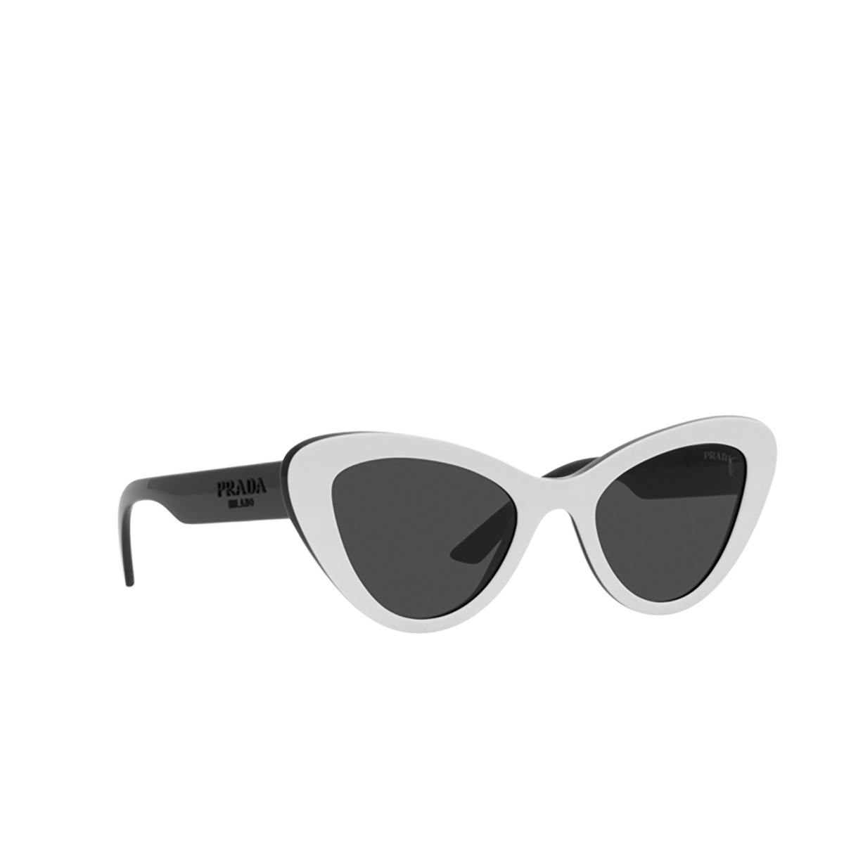 Prada PR 13YS Sunglasses 10A5S0 White - three-quarters view