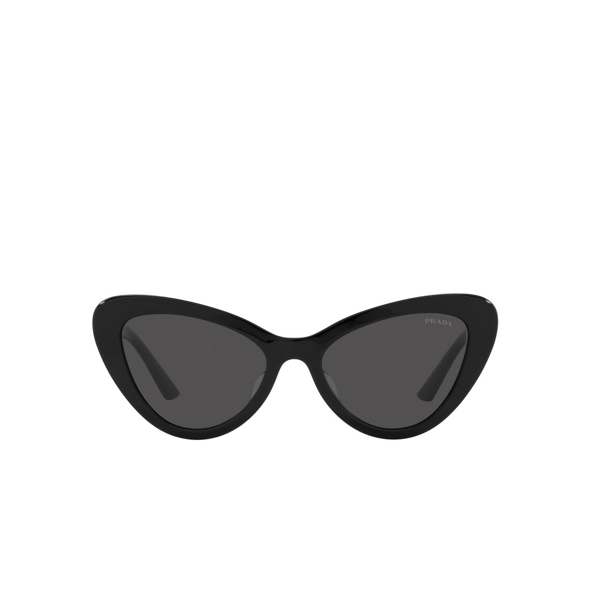 Prada® Cat-eye Sunglasses: PR 13YS color Black 1AB5S0 - front view.