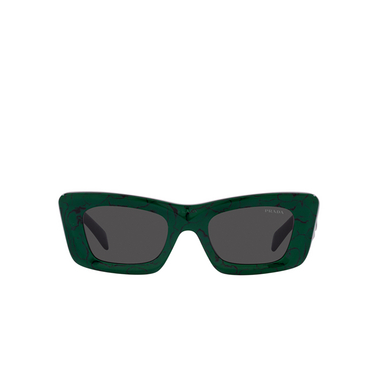 Prada PR 13ZS Sunglasses 16d5s0 green marble - front view