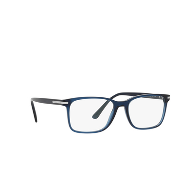 Prada PR 14WV Eyeglasses 08q1o1 blue crystal - three-quarters view
