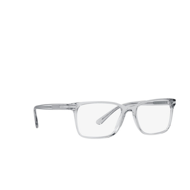 Prada PR 14WV Eyeglasses U431O1 crystal grey - three-quarters view
