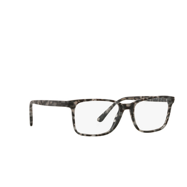 Prada PR 14WV Eyeglasses vh31o1 matte grey tortoise - three-quarters view