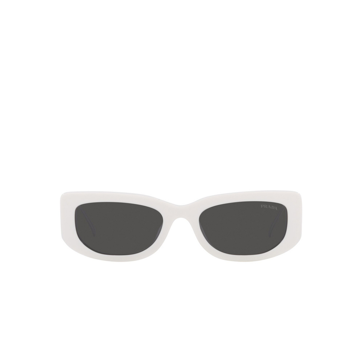 Prada® Rectangle Sunglasses: PR 14YS color Talc 1425S0 - front view.