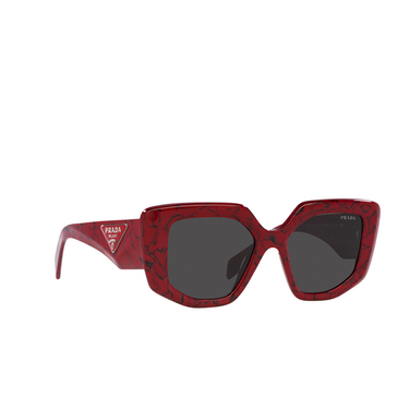 Prada PR 14ZS Sunglasses 15d5s0 etruscan marble - three-quarters view