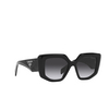 Prada PR 14ZS Sunglasses 1AB09S black - product thumbnail 2/4