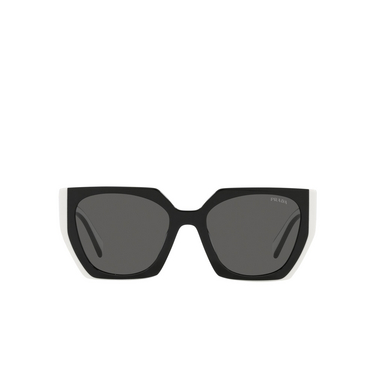 Prada PR 15WS Sunglasses 09Q5S0 black / talc - front view