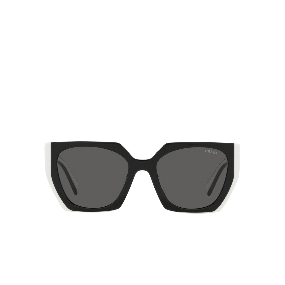 Prada PR 15WS Sunglasses 09Q5S0 Black / Talc - front view
