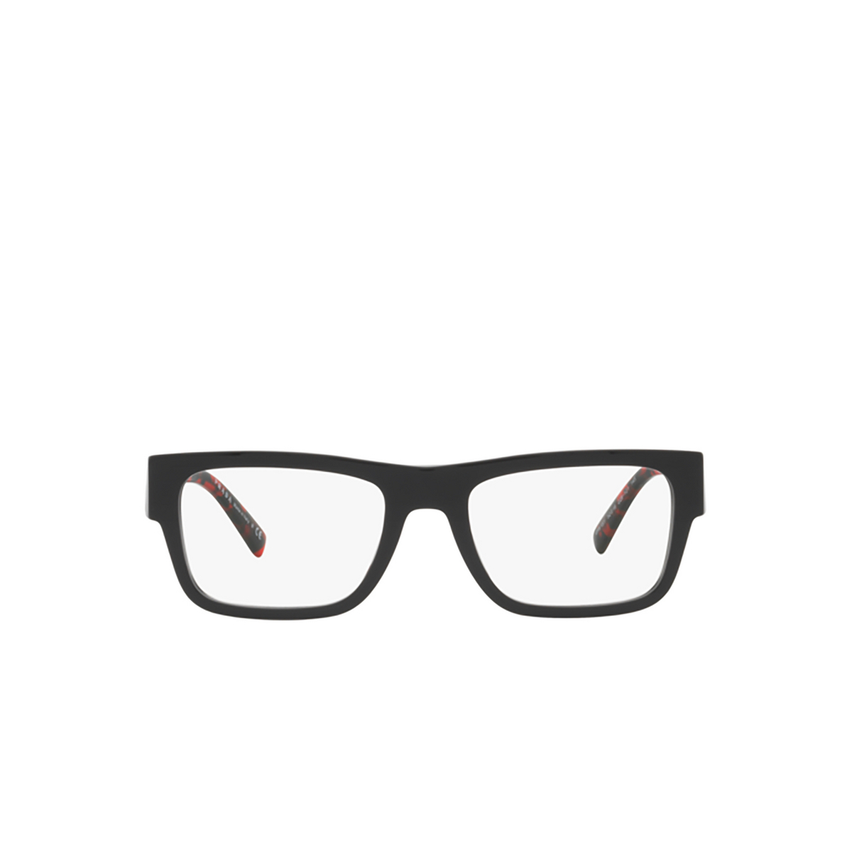 Prada PR 15YV Eyeglasses 22B1O1 Black - front view