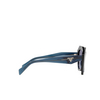 Occhiali da sole Prada PR 16WS 08Q08I blue transparent - anteprima prodotto 3/4