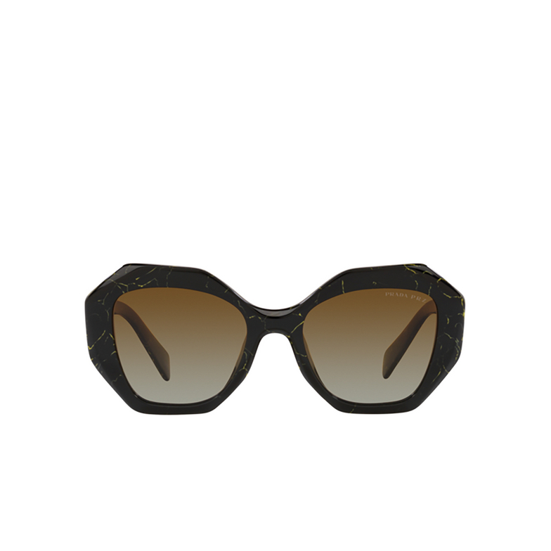 Prada PR 16WS Sunglasses 19D6E1 black / yellow marble - 1/4