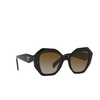 Prada PR 16WS Sunglasses 19D6E1 black / yellow marble - product thumbnail 2/4
