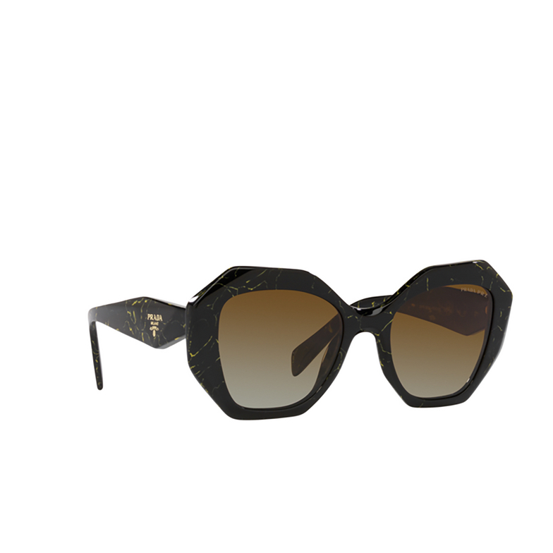 Prada PR 16WS Sunglasses 19D6E1 black / yellow marble - 2/4