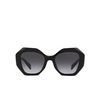 Prada PR 16WS Sunglasses 1AB5D1 black - product thumbnail 1/6