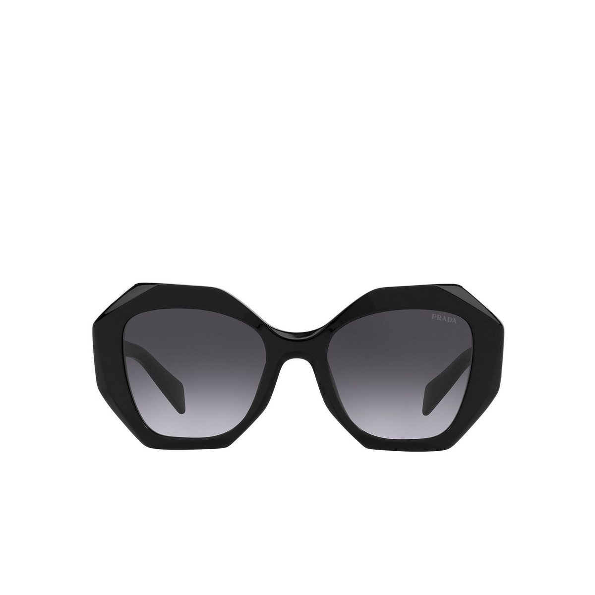 Prada PR 16WS Sunglasses 1AB5D1 Black - front view