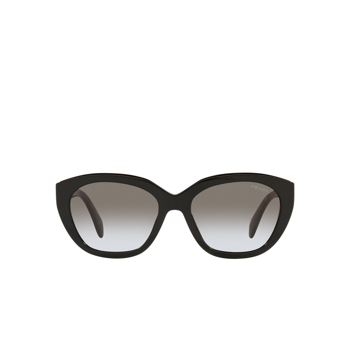 Prada PR 16XS Sunglasses 3890A7 Black - front view