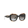 Gafas de sol Prada PR 16YS 01M0A7 black / havana - Miniatura del producto 2/4