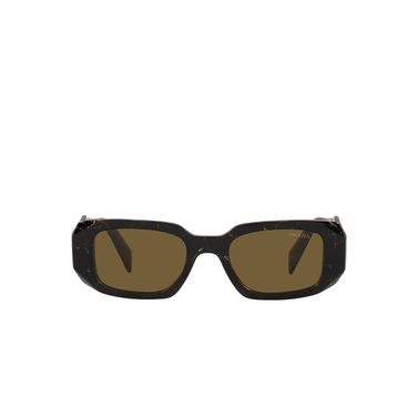 Gafas de sol Prada PR 17WS 19D01T black / yellow marble - Vista delantera