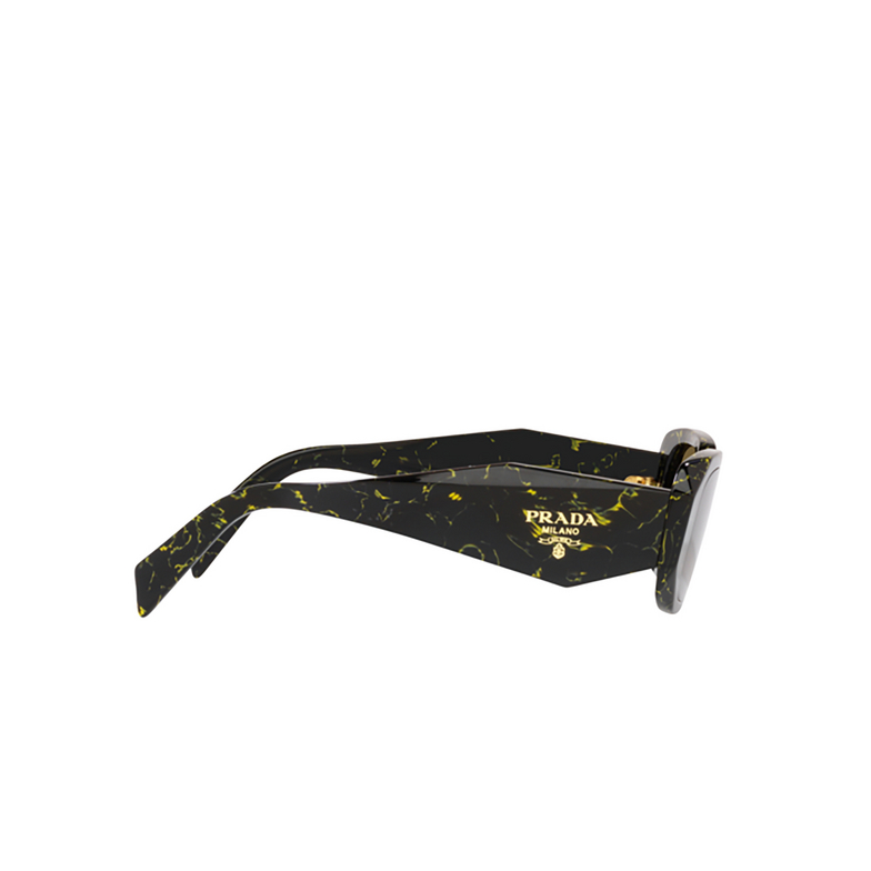 Prada PR 17WS Sunglasses 19D01T black / yellow marble - 3/4