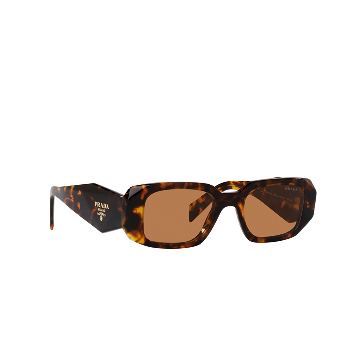 Prada PR 17WS Sunglasses VAU2Z1 Honey Tortoise - three-quarters view