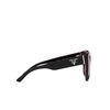 Prada PR 17ZS Sunglasses 11F08S black / etruscan marble - product thumbnail 3/4