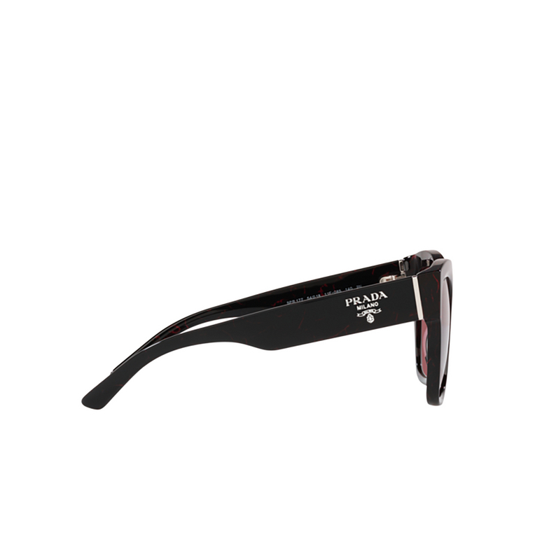 Prada PR 17ZS Sunglasses 11F08S black / etruscan marble - 3/4