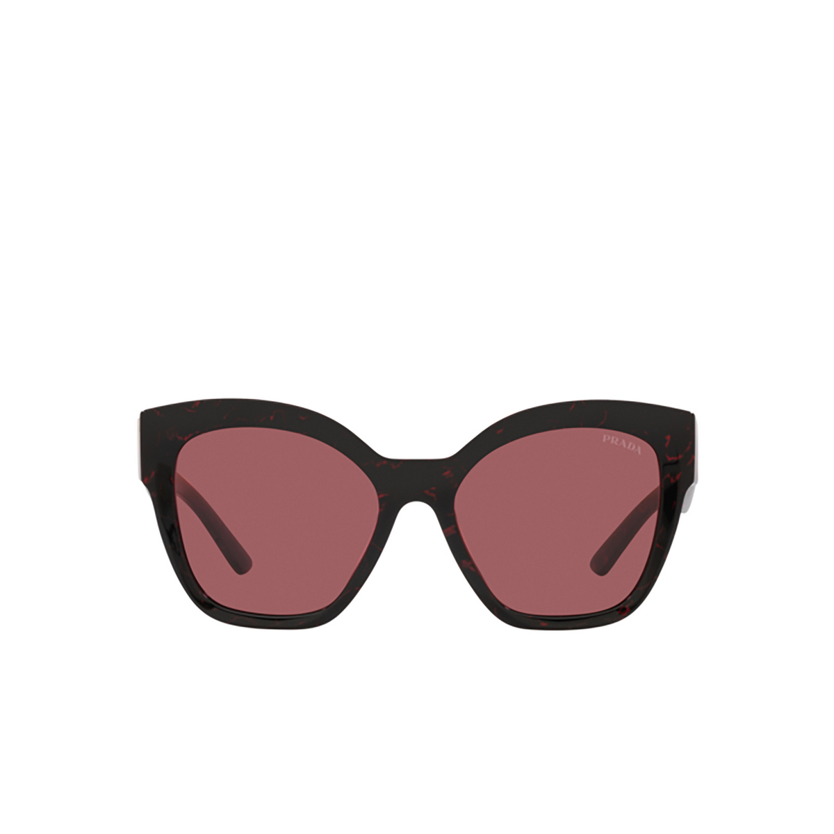 Prada PR 17ZS Sunglasses 11F08S Black / Etruscan Marble - front view