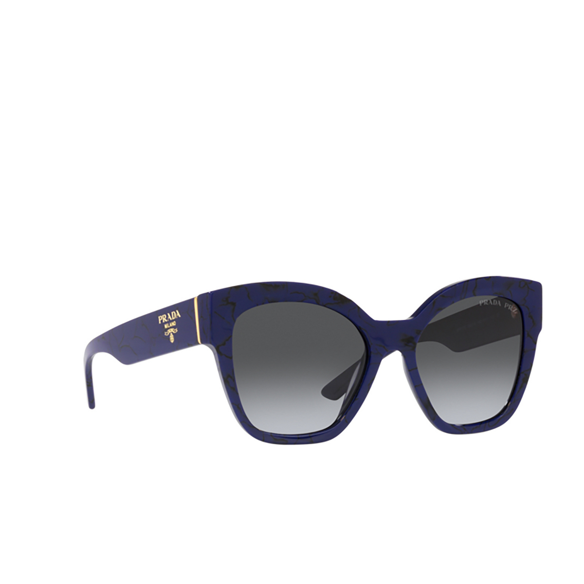 Prada PR 17ZS Sunglasses 18D5W1 Baltic Marble - three-quarters view