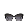 Prada PR 17ZS Sunglasses 1AB09S black - product thumbnail 1/4