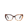 Prada PR 18WV Eyeglasses 07R1O1 caramel tortoise - product thumbnail 1/4