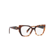 Prada PR 18WV Eyeglasses 07R1O1 caramel tortoise - product thumbnail 2/4