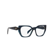 Prada PR 18WV Eyeglasses 08Q1O1 blue crystal - product thumbnail 2/4