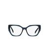 Prada PR 18WV Eyeglasses 08Q1O1 blue crystal - product thumbnail 1/4