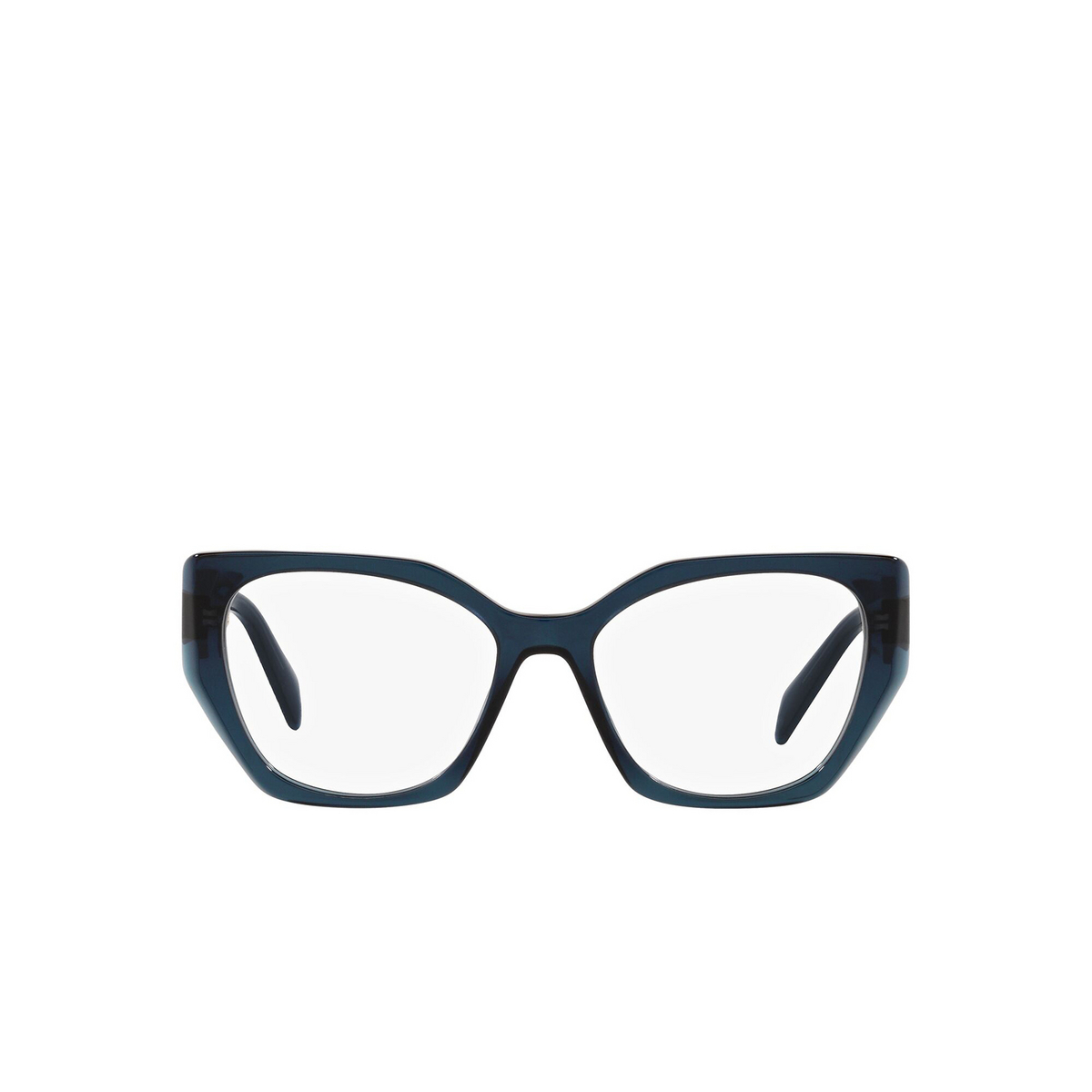 Prada PR 18WV Eyeglasses 08Q1O1 Blue Crystal - front view