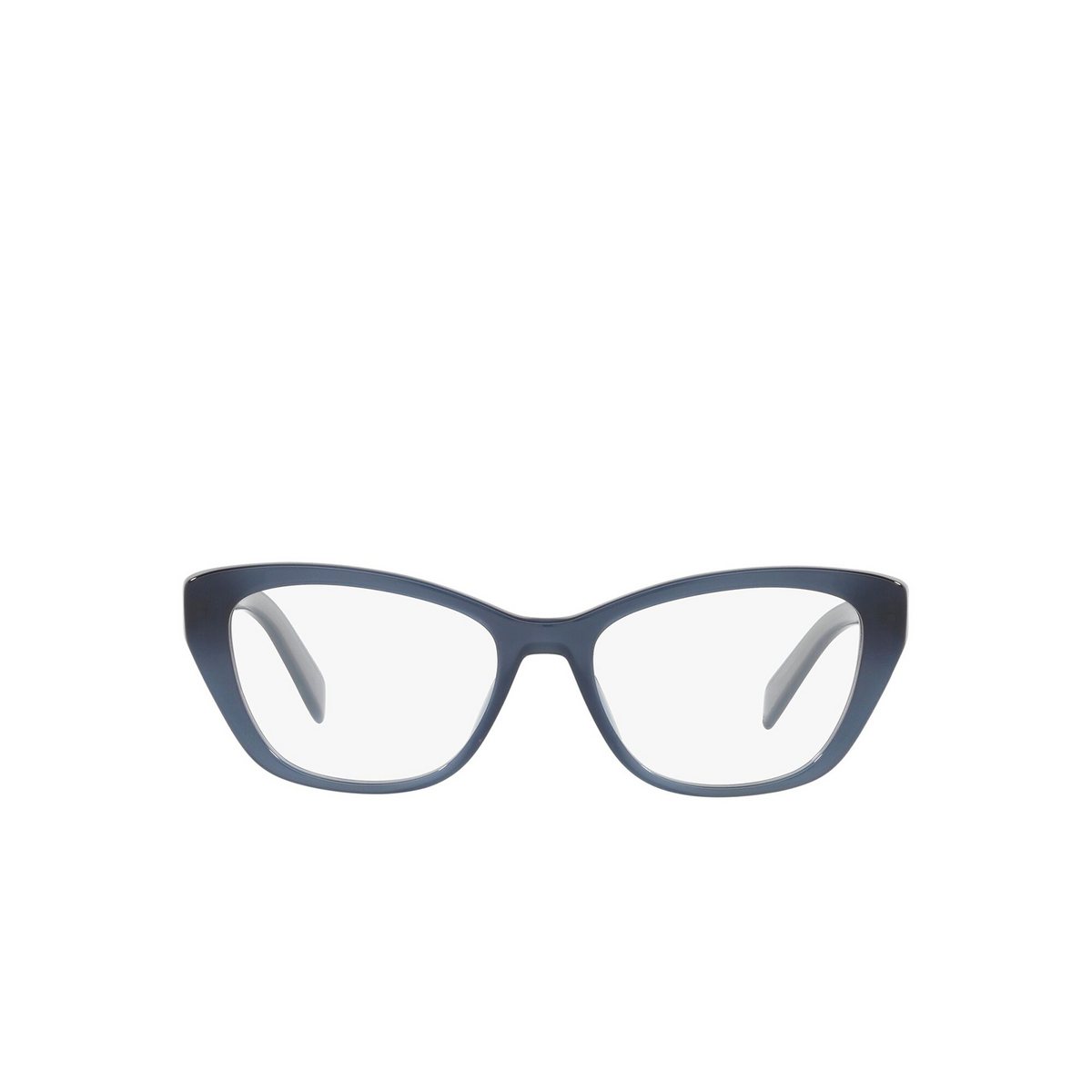 Prada PR 19WV Eyeglasses 07Q1O1 Opal Blue - front view
