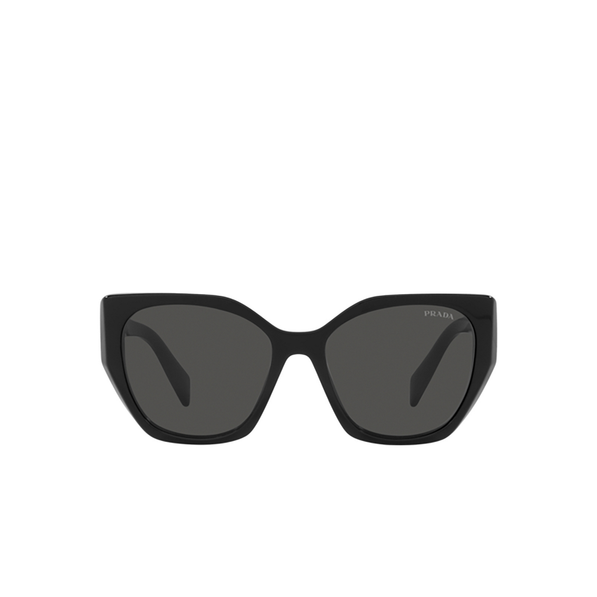 Prada PR 19ZS Sunglasses 1AB5S0 Black - front view