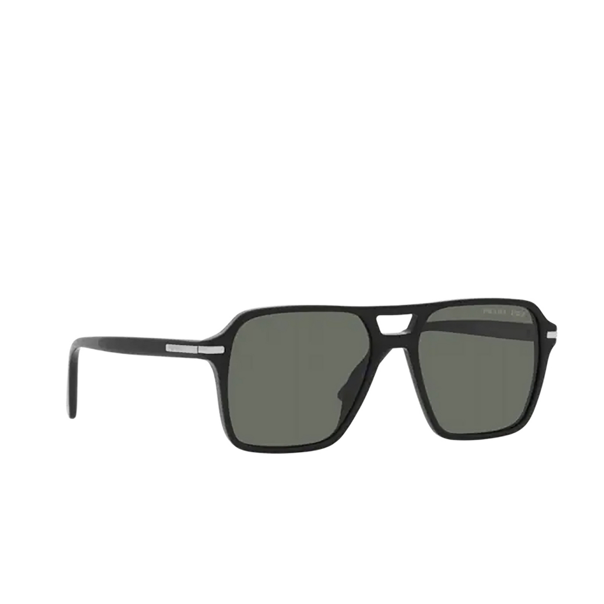 Prada PR 20YS Sunglasses 1AB03R Black - three-quarters view