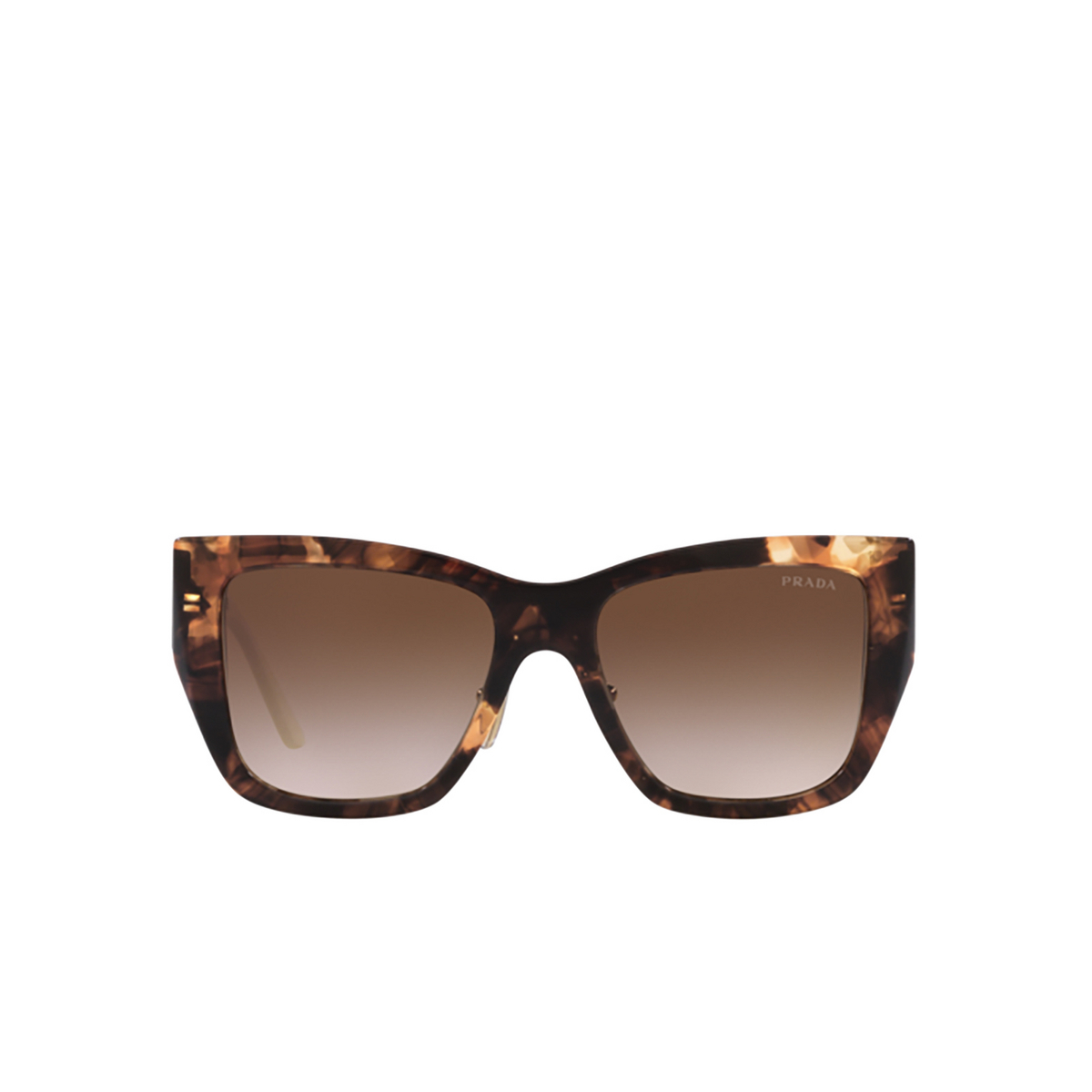 Prada PR 21YS Sunglasses 07R6S1 Caramel tortoise - front view
