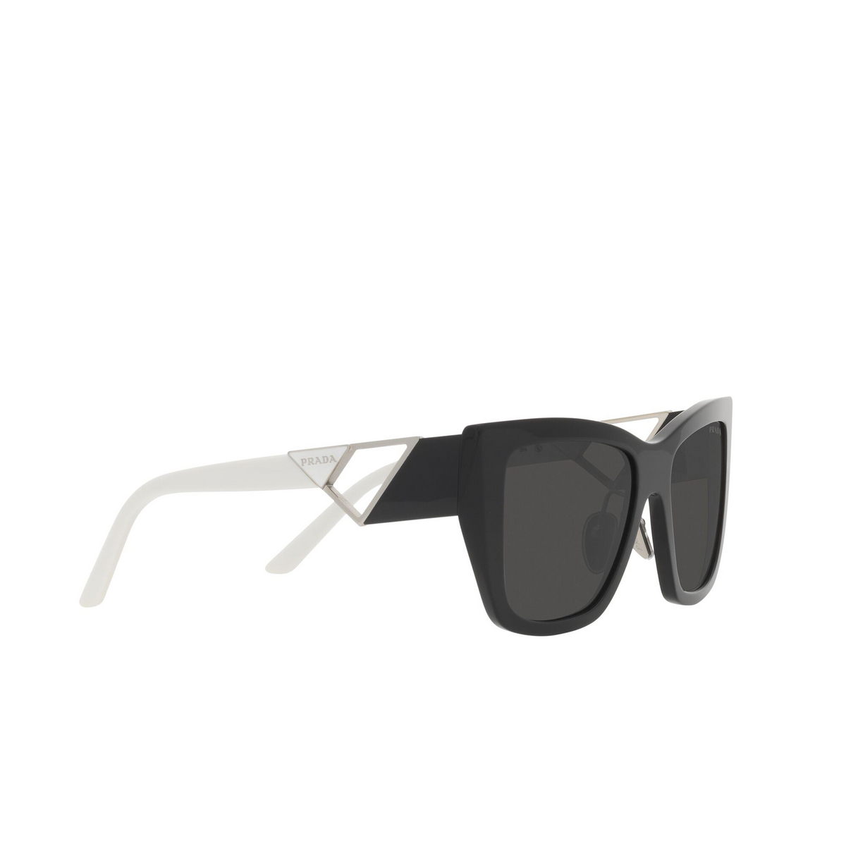 Prada PR 21YS Sunglasses 1AB5S0 Black - three-quarters view