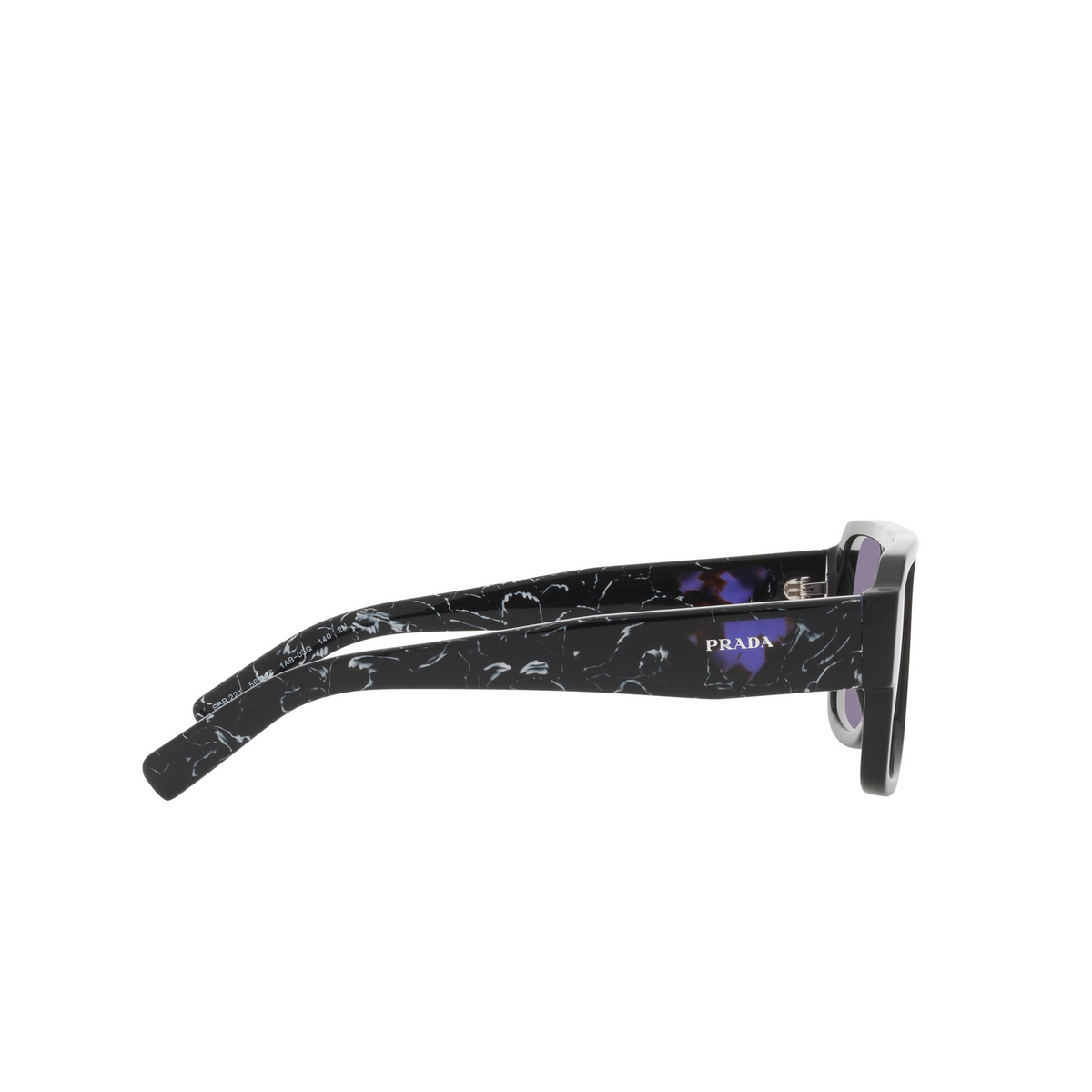 Prada® Aviator Sunglasses: PR 22YS color Black 1AB05Q - product thumbnail 3/3.