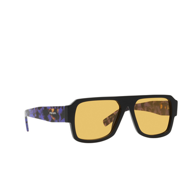 Prada PR 22YS Sunglasses 1ab0b7 black - three-quarters view