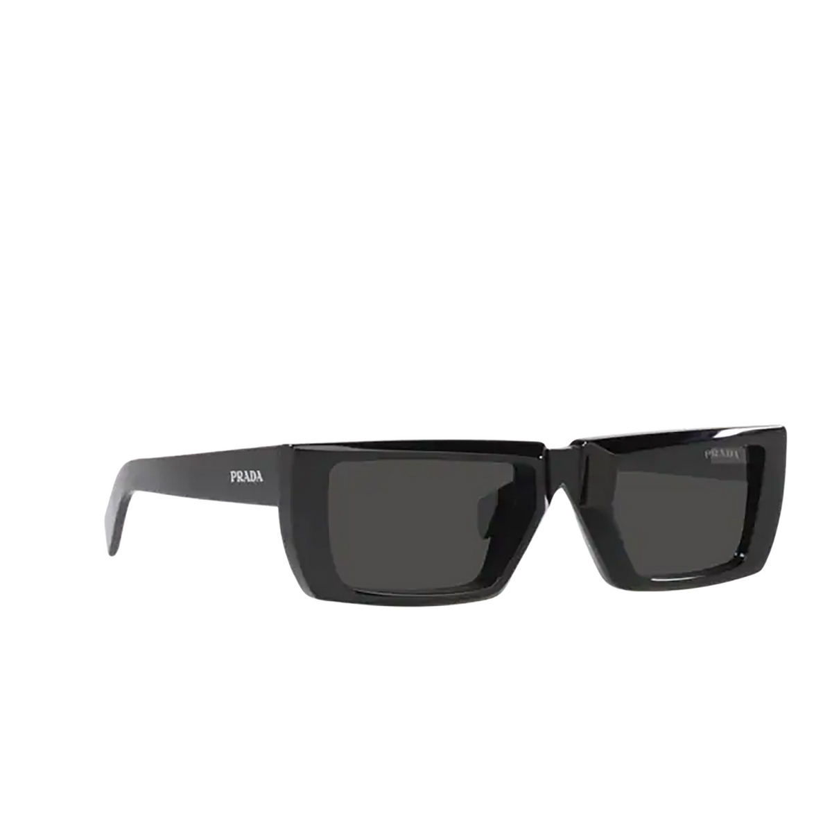 Prada PR 24YS Sunglasses 1AB5S0 Black - three-quarters view