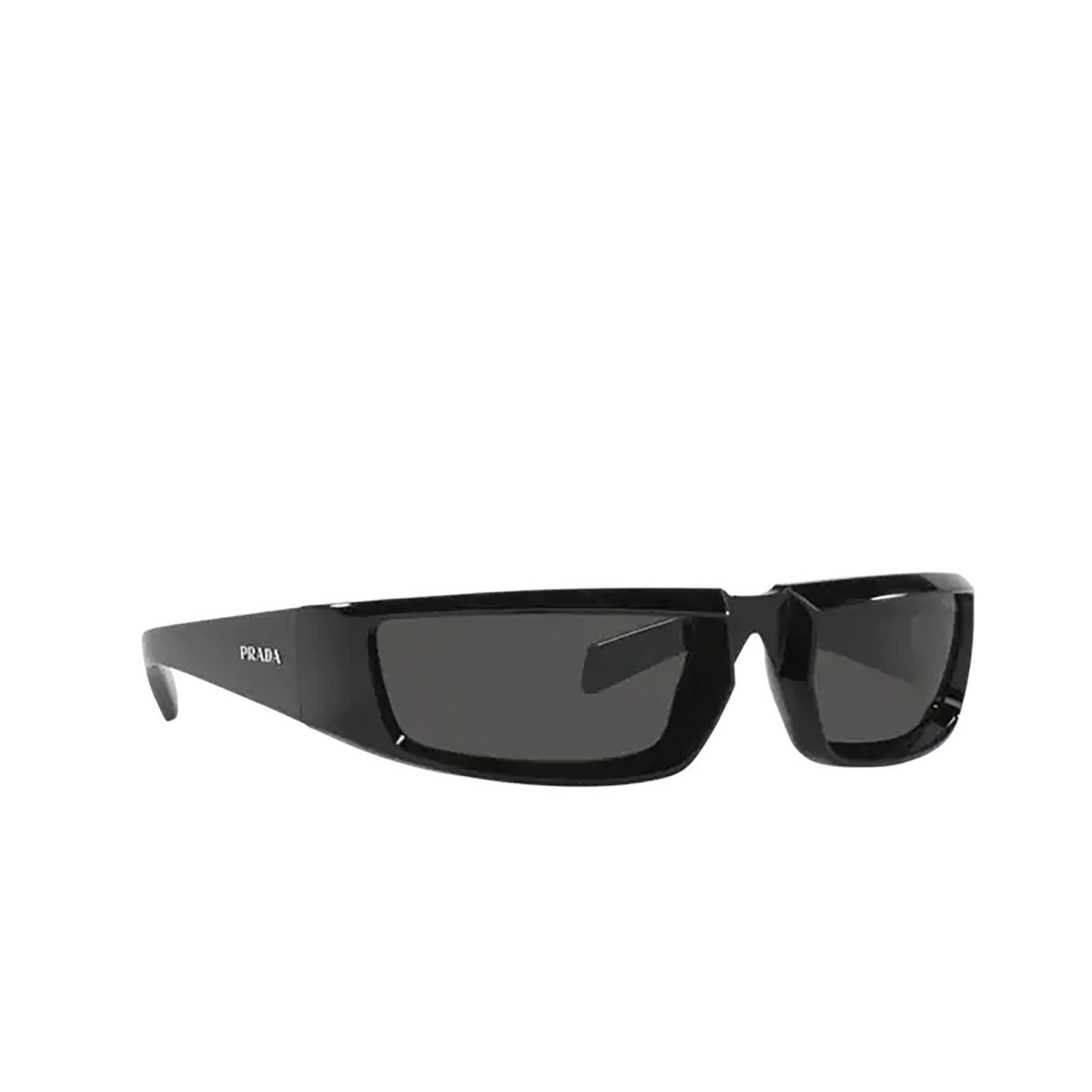 Prada PR 25YS Sunglasses 1AB5S0 Black - three-quarters view