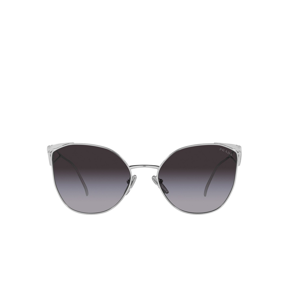Prada PR 50ZS Sunglasses 1BC09S Silver - front view