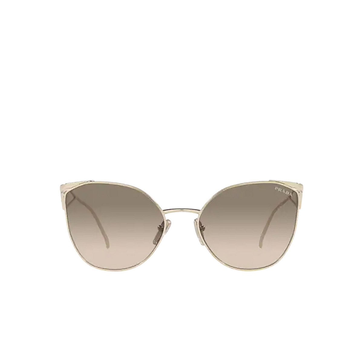 Prada PR 50ZS Sunglasses ZVN3D0 Oro Pallido - front view