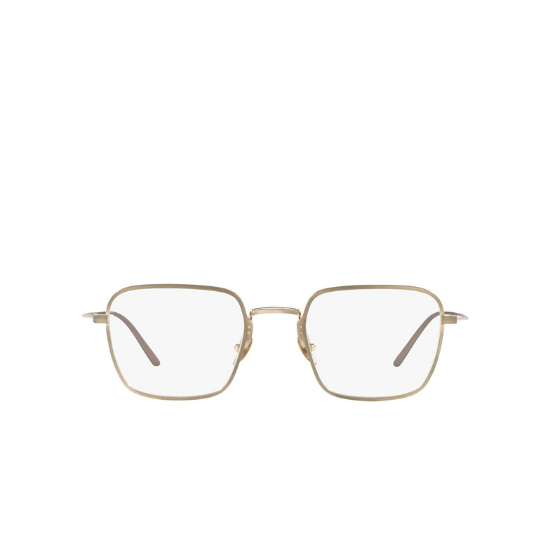 Prada PR 51YV Eyeglasses 06Q1O1 satin pale gold - 1/4