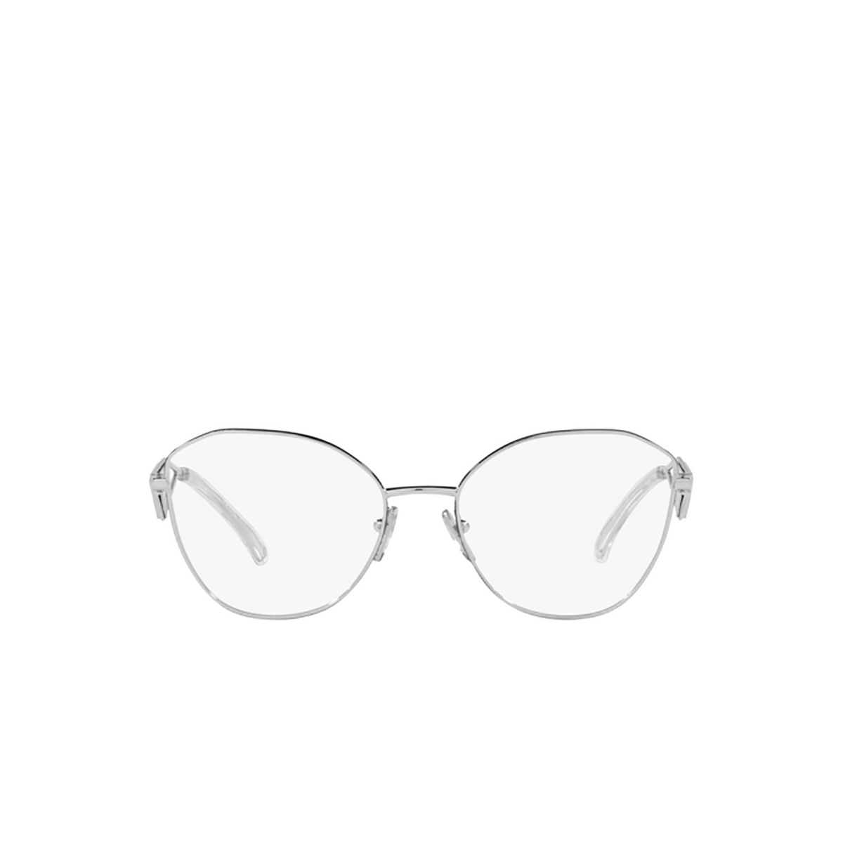 Prada PR 52ZV Eyeglasses 1BC1O1 Silver - front view