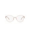 Prada PR 52ZV Korrektionsbrillen SVF1O1 pink gold - Produkt-Miniaturansicht 1/4