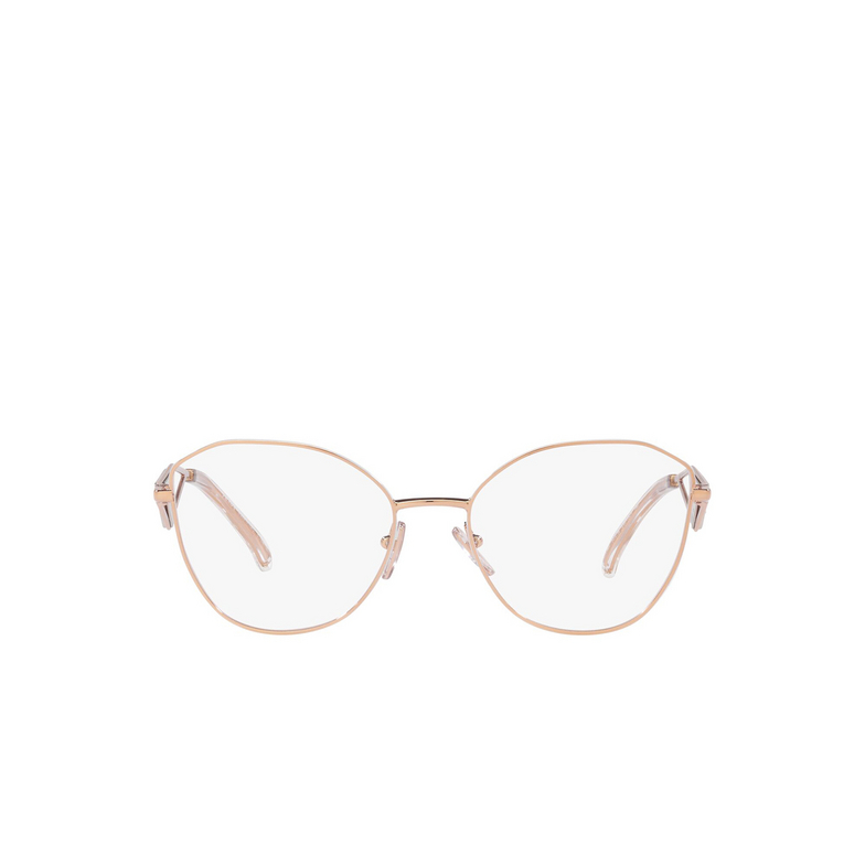 Prada PR 52ZV Eyeglasses SVF1O1 pink gold - 1/4