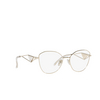 Prada PR 52ZV Eyeglasses ZVN1O1 pale gold - product thumbnail 2/4